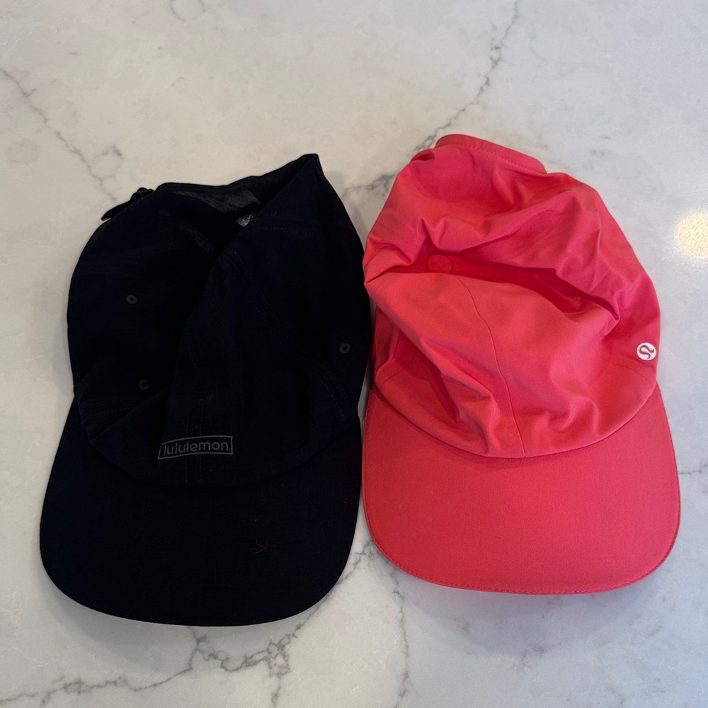 Lululemon Black and Pink Caps